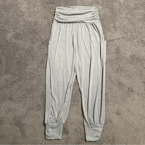 Free People Movement Victory Harem Pants Lounge Dance Yoga Gym Low rise Grey XS